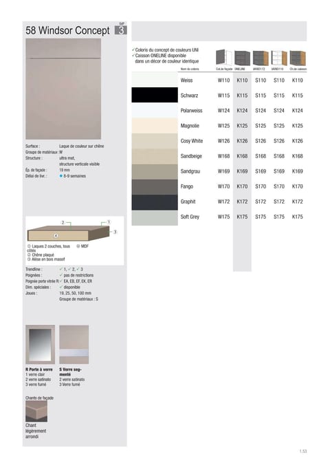 Gamme Colour Beckermann · laque RAL sur mesure