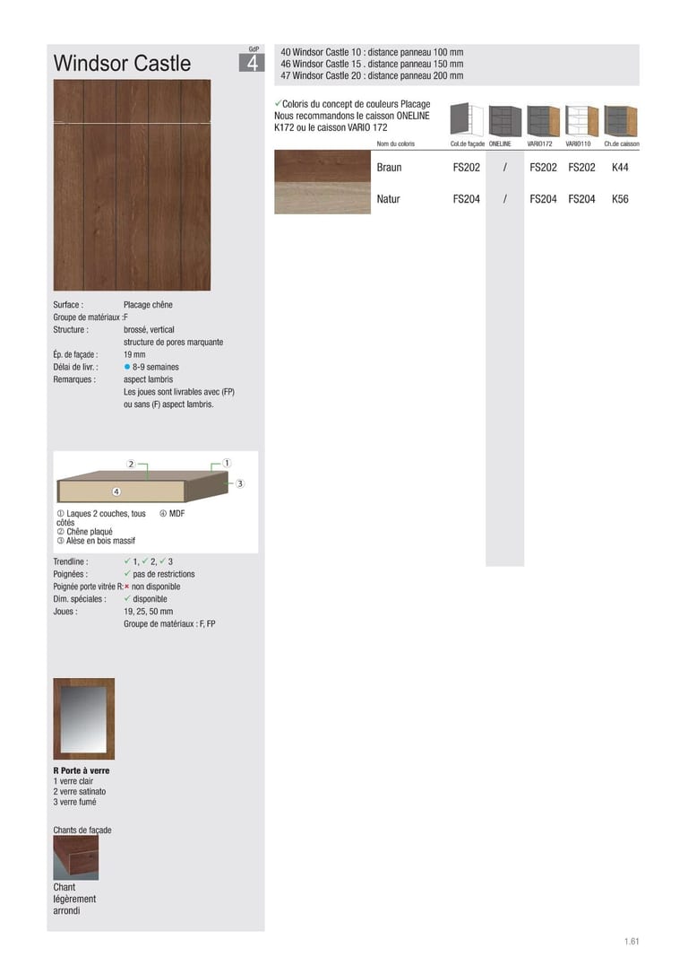 Beckermann Mambo · bois véritable rainuré