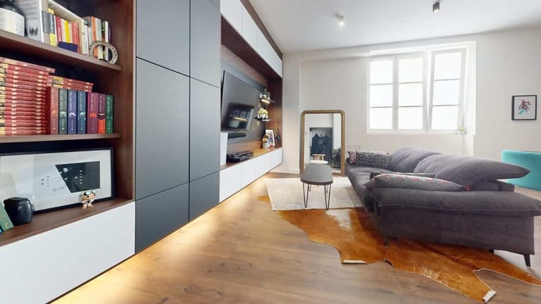 Empreinte living sur mesure SCARS chez Gabriel à Orléans.